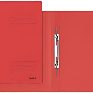 LEITZ Chemise à spirale, format A4, carton, rouge