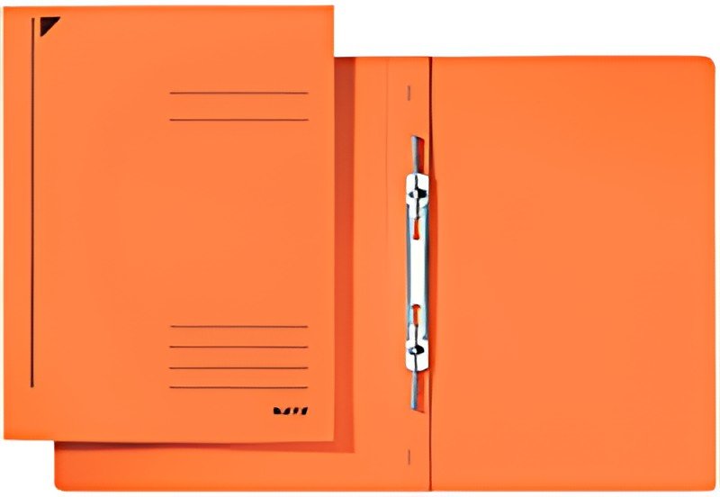 LEITZ Chemise à spirale, carton, orange, format A4