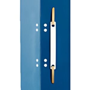 LEITZ Fixe-document, 60 x 305 mm, carton manille, bleu