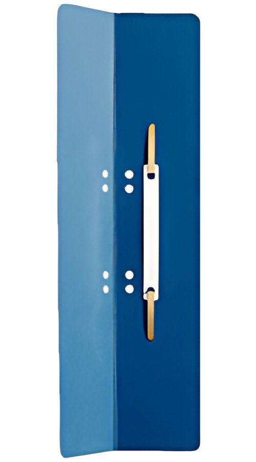 LEITZ Fixe-document, 60 x 305 mm, carton manille, bleu