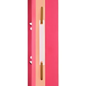 LEITZ Fixe-documents, 65 x 305 mm, carton manille, rouge