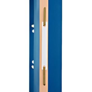 LEITZ Fixe-documents, 65 x 305 mm, carton manille, bleu