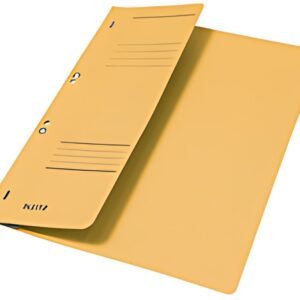 LEITZ Chemise à oeillets, carton manille, A4, jaune