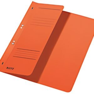 LEITZ Chemise à oeillets, carton manille, A4, orange