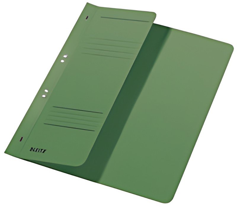 LEITZ Chemise à oeillets, carton manille, A4, vert