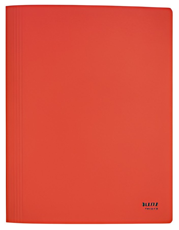 LEITZ Chemise à lamelle Recycle, A4, carton, rouge