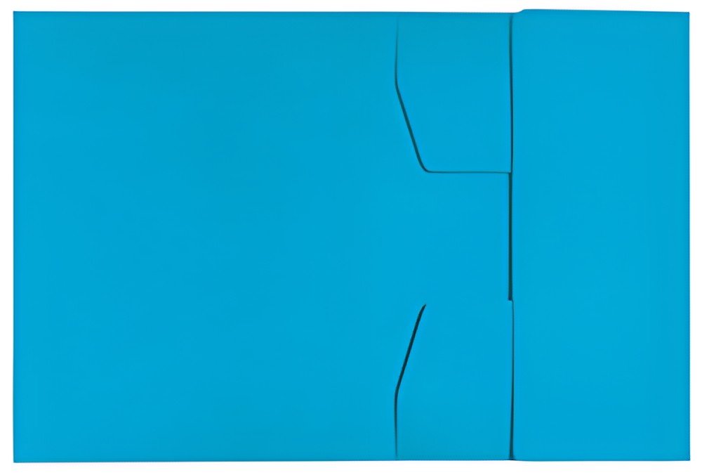 LEITZ Chemise-trieur, A4, carton de 430 g/m2, bleu
