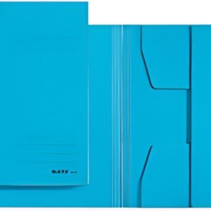 LEITZ chemise-trieur, format A5, carton, 320 g/m2, bleu