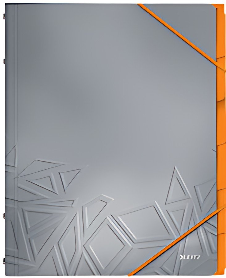 Classeur LEITZ Urban Chic, DIN A4, PP, 6 compartiments, gris