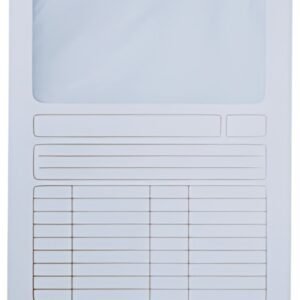 LEITZ Chemise à fenêtre, format A4, carton, blanc, 160g/m2