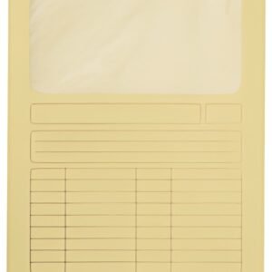 LEITZ Chemise à fenêtre, format A4, carton, jaune, 160 g/m2