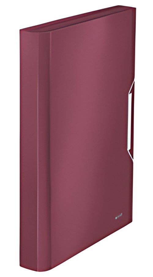 LEITZ Trieur ménager Style, A4, PP, 6 compartiments, rouge