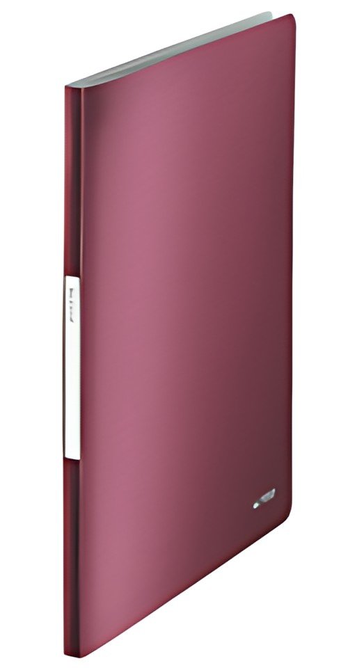 LEITZ Protège documents Style, format A4, PP, rouge grenat,