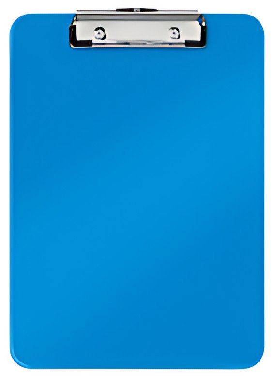 LEITZ Porte-bloc WOW, A4, en polystyrène, bleu métallique