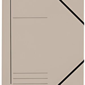 LEITZ Chemise à élastique, format A4, carton, gris