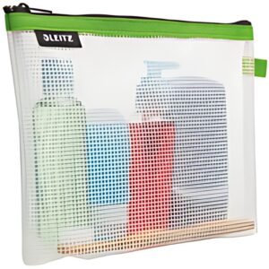 LEITZ Trousse à cosmétique WOW Traveller, transparent/vert