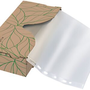 LEITZ Pochette perforée Recycle, A4, PP, grainé, 0,07 mm