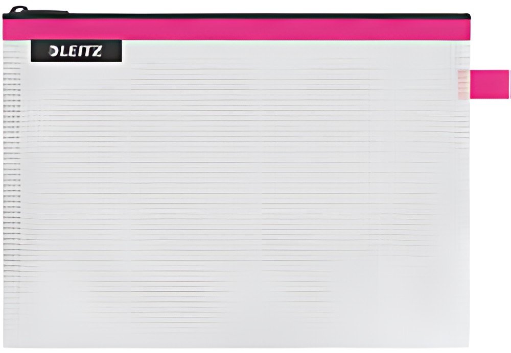 LEITZ Pochette à fermeture zip WOW Traveller, L, fuchsia