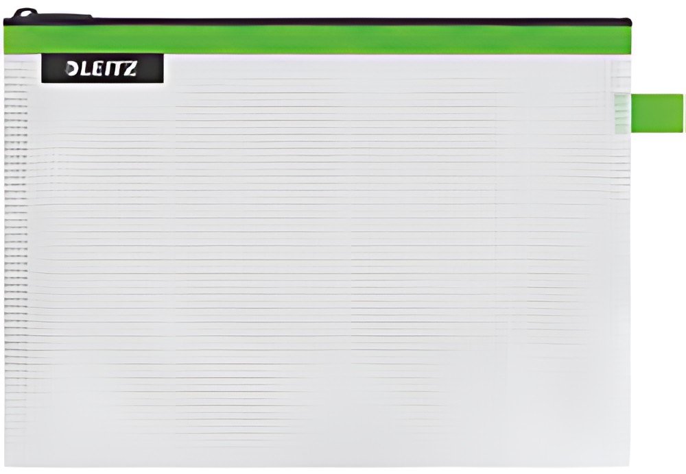 LEITZ Pochette à fermeture zip WOW Traveller, L, vert