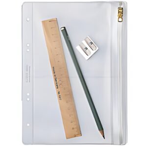 LEITZ Pochette à fermeture zip, A5, PVC, grainé