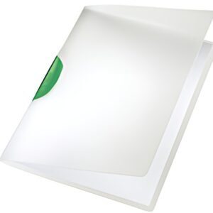 LEITZ Chemise à clip ColorClip, A4, en PP, clip vert