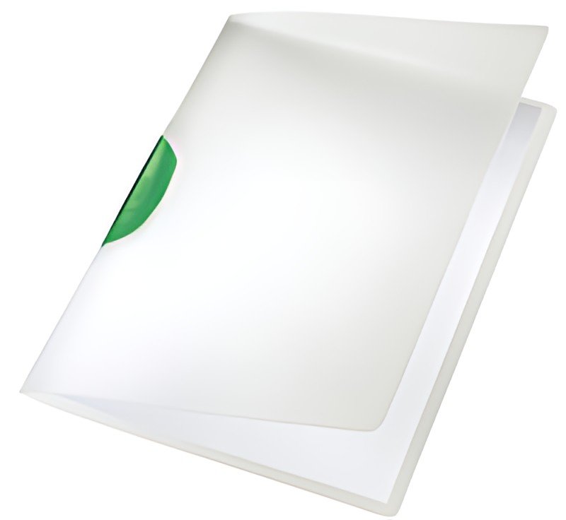 LEITZ Chemise à clip ColorClip, A4, en PP, clip vert