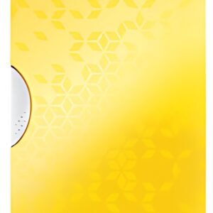LEITZ Chemise à clip WOW ColorClip, A4, PP, jaune métallisé
