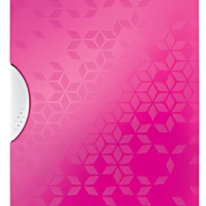 LEITZ Chemise à clip WOW ColorClip, A4, PP, rose métallisé