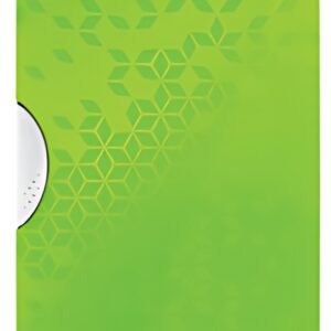 LEITZ Chemise à clip WOW ColorClip, A4, PP, vert métallisé