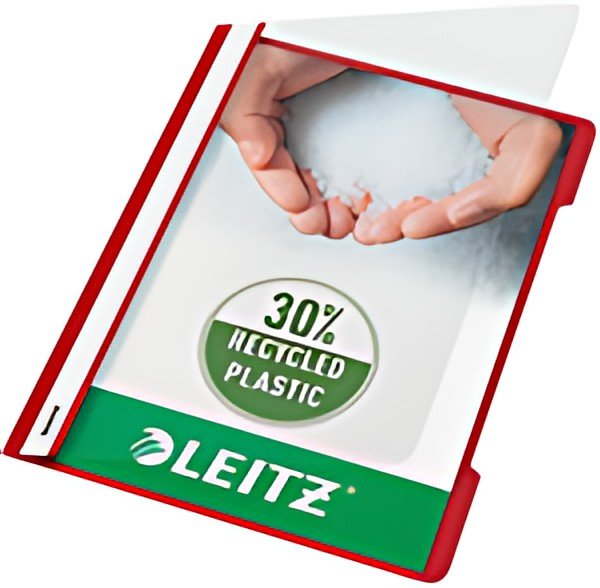 LEITZ chemise à lamelle Standard, format A4, PP, rouge,