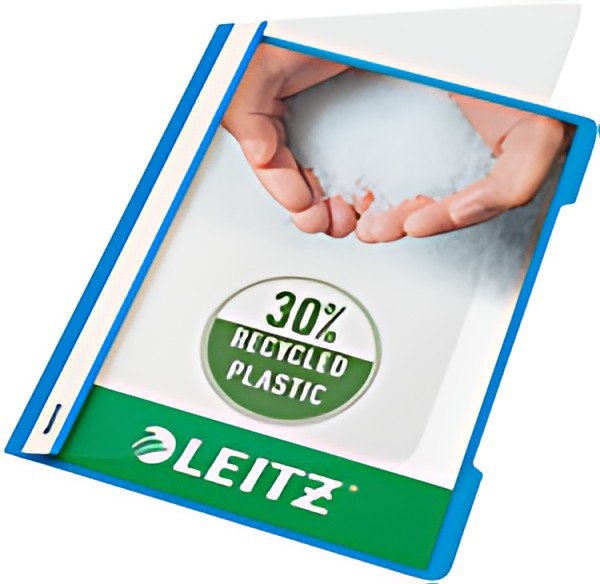 LEITZ chemise à lamelle Standard, format A4, PP, bleu clair