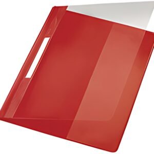 LEITZ Chemise à lamelle Exquisit, format A4+, PVC, rouge,