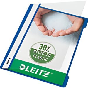 LEITZ Chemise à lamelle Standard, A5, en PP, bleu
