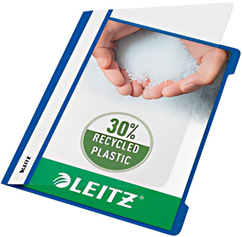 LEITZ Chemise à lamelle Standard, A5, en PP, bleu