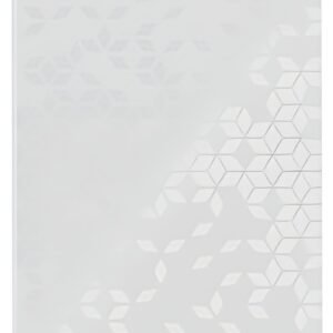 LEITZ Porte-bloc à rabat WOW, A4, polyfoam, blanc métallisé