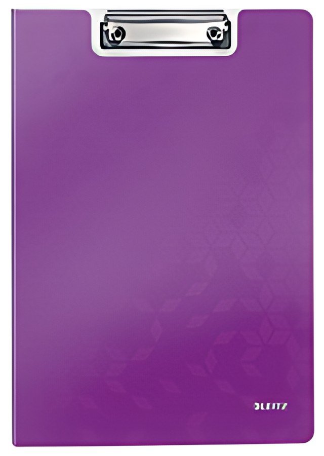 LEITZ Porte-bloc à rabat WOW, A4, polyfoam, violet