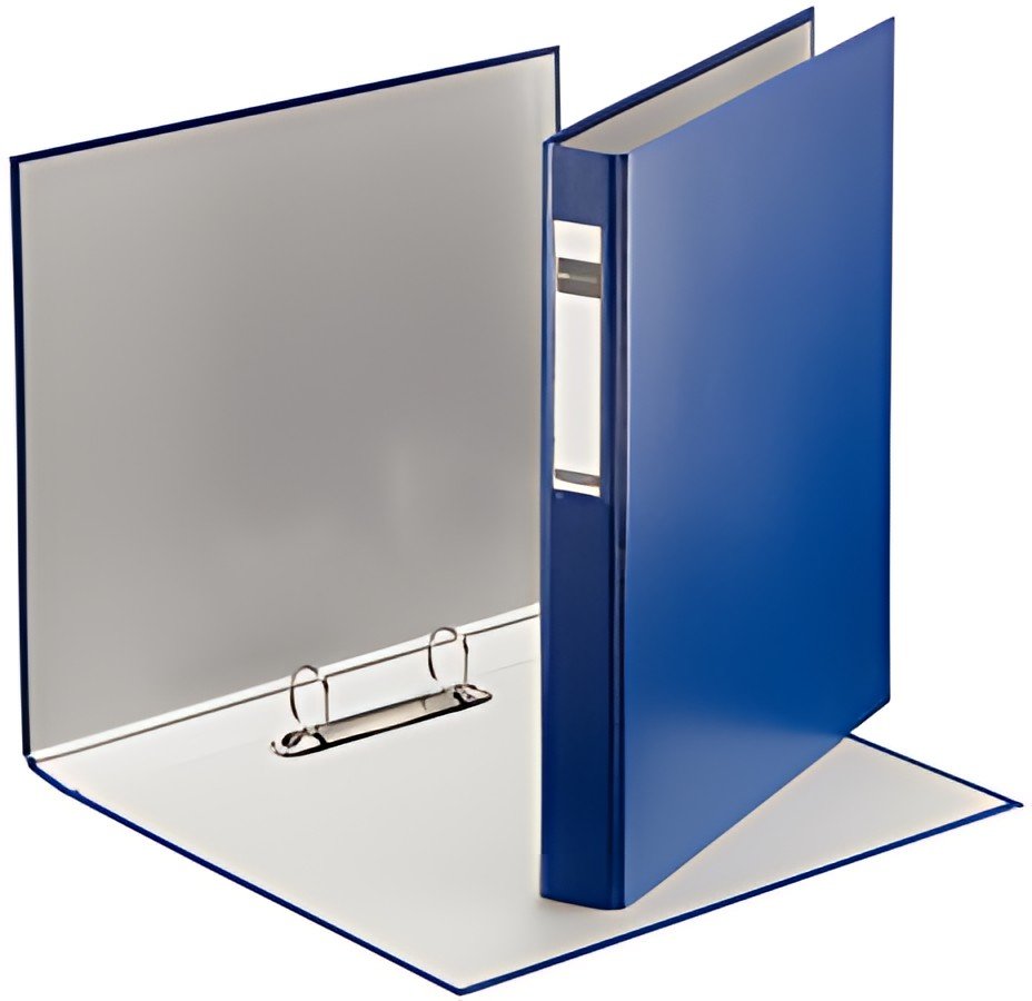 LEITZ Classeur à anneaux standard, A4+, bleu, mécanisme de