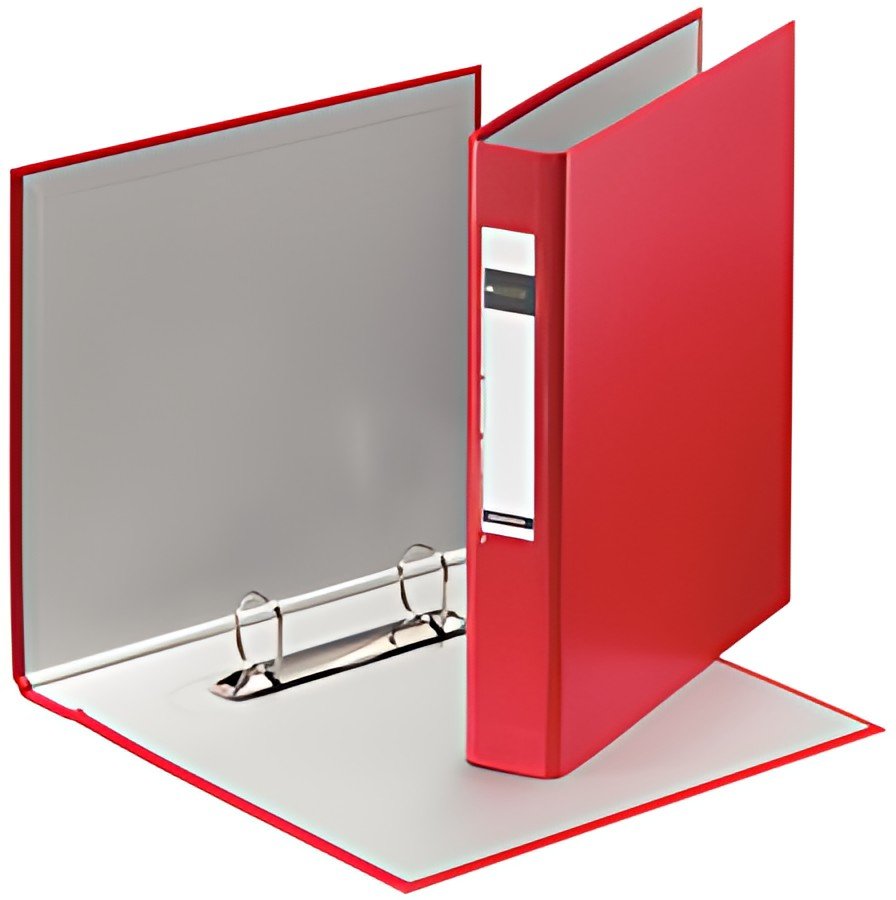 LEITZ Classeur à anneaux Standard, A5, rouge, mécanisme à 2