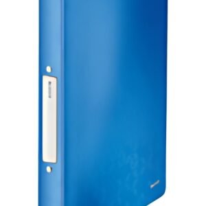 LEITZ Classeur à anneaux WOW, A4, PP, 2 anneaux, bleu