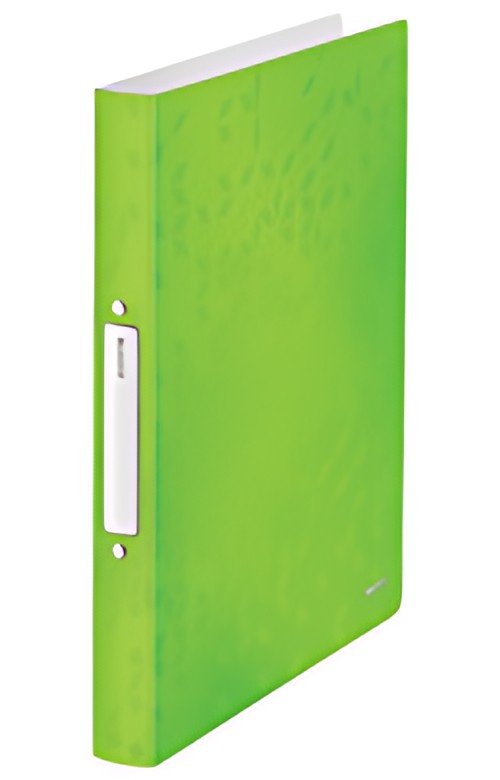 LEITZ Classeur à anneaux WOW, A4, PP, 2 anneaux, vert