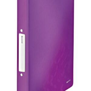 LEITZ Classeur à anneaux WOW, A4, PP, 2 anneaux, violet