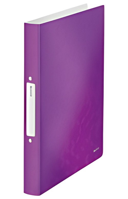 LEITZ Classeur à anneaux WOW, A4, PP, 2 anneaux, violet