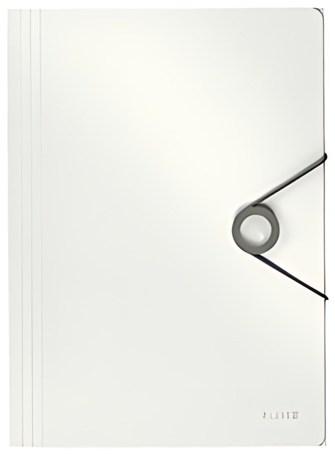 LEITZ Chemise à élastique Solid, A4, PP, blanc