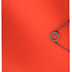 LEITZ Chemise à élastique Solid, A4, PP, rouge clair