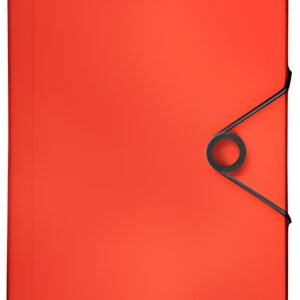 LEITZ Trieur ménager Solid, A4, PP, 6 compartiments, rouge