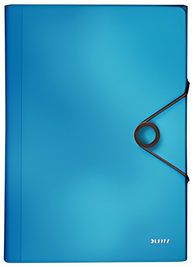 LEITZ Trieur ménager Solid, A4, PP, 6 compartiments, bleu
