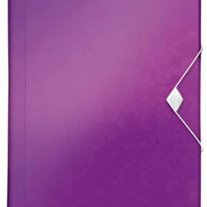 LEITZ Trieur ménager WOW, A4, PP, 6 compartiments, violet