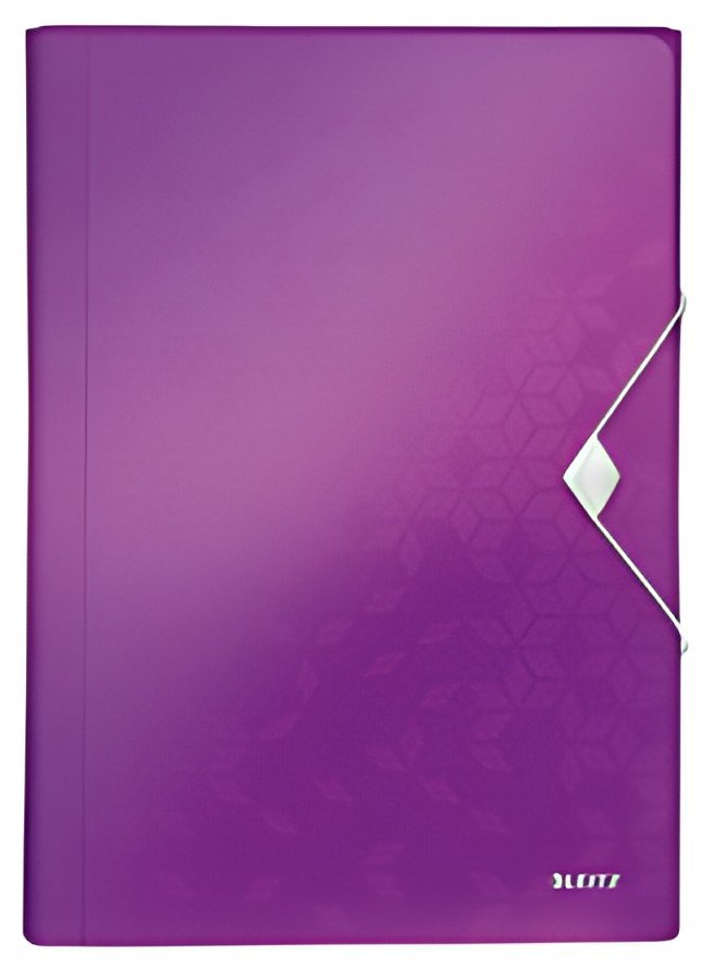 LEITZ Trieur ménager WOW, A4, PP, 6 compartiments, violet