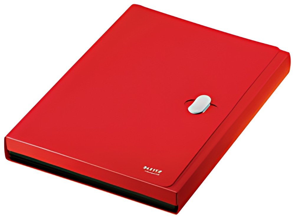 LEITZ Trieur ménager Recycle, A4, PP, 6 compartiments, rouge