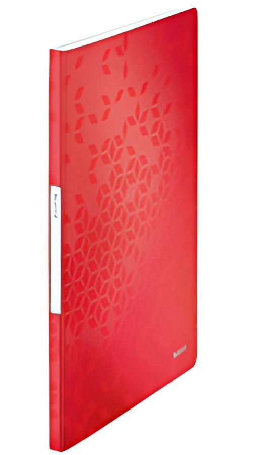 LEITZ Protège-documents WOW, A4, PP, 20 pochettes, rouge